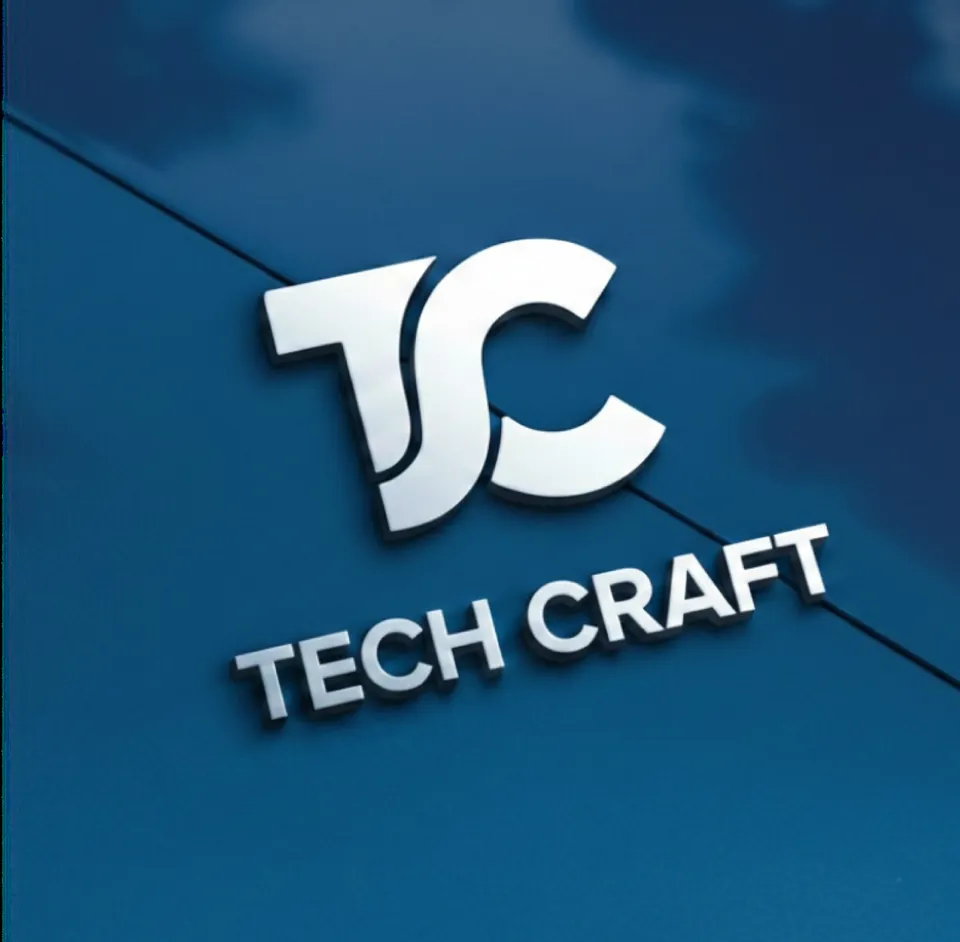 هوية بصرية وتطبيقاتها — TechCraft